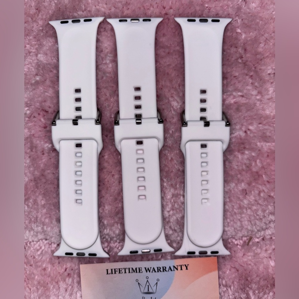 Halloween Themed Apple Watch Bands Set of 3 silicone adjustable bands for 42mm‎ - Picture 3 of 5